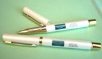 A Luxurious Opal White ASTON MARTIN - Black Ink Ballpoint Pen