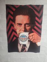 Original Twin Peaks Dale Cooper Handcrafted Poster - Flore Maquin