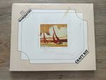 Marquetry Craft Kit Morning Cloud Boats 603 The Art Veneers World Wood Set