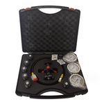 3 Gauges Hydraulic Nitrogen Accumulator Charging System Pressure Gauge Test Kit