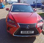 2019 Lexus NX 300h 2.5 Luxury 5dr CVT [Premium Nav] ESTATE PETROL/ELECTRIC RED
