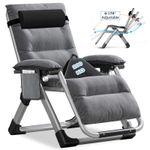 SLSY Zero Gravity Chair 200KG Load Bearing Folding Reclining Padded Chair Chaise