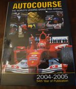 2004-2005 "AUTOCOURSE" GRAND PRIX ANNUAL. Foreword by Micheal Schumacher
