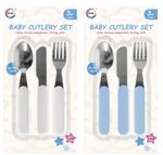 kids cutlery set stainless steel 3 PCs Cutlery Set Baby/Children Fork Spoon Set