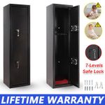 6 Gun Cabinet Safe Rifle Firearm BS7558/92 Police Approved Heavy Steel Lockable