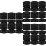 Reusable Plastic Bed Frame Buckles Bed Rail Connecting Fittings Black Heavy Duty