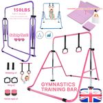 Adjustable Kids Gymnastics Bars Horizontal High Bar Junior for Gym Home Training