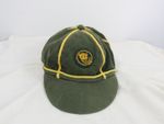 Vintage Agesci Italian Kids Wolf Cub Scouts cap hat 1960s Green Size M 56cm