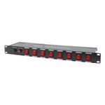 Transcension PC 08 Rackmount 8/Ch Disco Club Lighting Effects Switch Panel