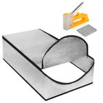 Attic Door Insulation Cover for Pull Down Ladder, Thicken Aluminium Silver 