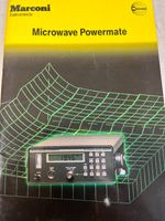MARCONI MICROWAVE POWERMATE HANDBOOK 1989 EDITION RARE VINTAGE