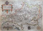Dorset  Original early map by William Kip c1607