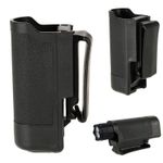 Tactical Plastic Holster Holder Carry Belt Pouch Case For LED Flashlight Torch
