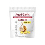 Aged Garlic Extract 7500mg - 150/300 Softgels - Odorless - Heart Immune He hot