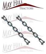 PAIR of Massey Ferguson 35 35x 135 140 Tractor Check Chain Assembly - 285mm