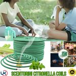 24/48Pcs Citronella Incense Coil Set – Natural Mosquito Repellent for Outdoor