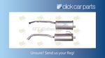 Fiat 500 1.2 08- FORD KA 1.2 08>12 ( RU8)  Exhaust Rear Back Box Silencer