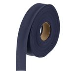 1 Inch Double Fold Bias Tape Continuous Bulk Bias Tape Navy Blue 10 Yards
