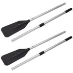 Canoe/Kayak 2M Set Of 2 Aluminium Dinghy Boat Oars Water Paddle By Andes
