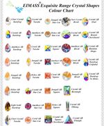 Flat Back Crystal Shapes, EIMASS® 8868 Exquisite Sew On Glue On Cut Glass Gems