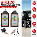 Winch Remote Control Kit 12V 24V Twin Handset For Recovery ATV 4x4 UTV SUV Jeep