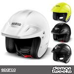 Sparco J-Pro Helmet - ECE 22.06 Approved, Open Face, Lightweight & Comfortable