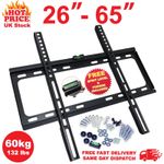 TV WALL BRACKET MOUNT SLIM FOR 26 30 32 40 42 50 65 INCH FLAT 3D LCD LED PLASMA