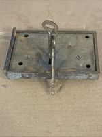 Vintage Large Brass Slide Rim Lock With 2 Keys