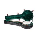 Crossrock Scratch-resistant Case for 5-String Resonator styles of Banjos Black