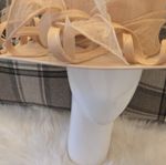 John Lewis Beige 100% Natural Fibre Formal Occasion Hat One Size