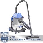 Wet & Dry Vacuum Cleaner Powerful 1200W 3 IN 1 for Home, Office or Car Hyundai