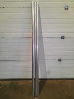 2m Aluminium Tubes x3