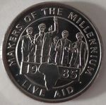 Medal - Sainsbury's Makers of the Millennium Live Aid 🇬🇧 UNITED KINGDOM