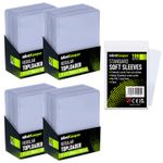 MintKeeper - 100 Toploaders & 100 Card Sleeves Combo Pokemon/Trading Cards