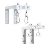 2x Projector Screen Ceiling Mount Universal Metal Construction Wall Hanging L