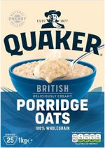 1kg Premium British Rolled Oats Porridge Traditional Whole Oat Breakfast Cereal
