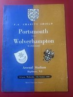 1949 CHARITY SHIELD PORTSMOUTH V WOLVES - AT HIGHBURY, BERT WILLIAMS AUTOGRAPH
