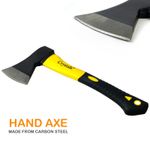 14" SMALL HAND AXE FOR CAMPING HIKING MADE FROM CARBON STEEL HAND HATCHET NEW