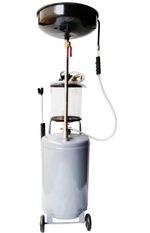 Heavy Duty Portable 80L Waste Oil Drainer With Shucking Bottle Grey - Grage Tool