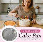 Quick Release Easy-Out Cake Pan,Effortlessly Bake and Serve Perfect Cakes
