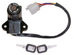 Ignition switch to fit Kawasaki GT550 (1983-1994) 5 wires, longer wiring