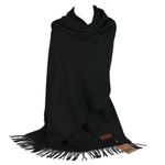 Elegant Plain Cashmere Scarf Shawl For Women Super Soft & Warm Ideal Winter Gift