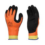 SHOWA 406 Thermal Cold Weather Glove PVC Foam Latex & Grip Textured Palm Coating