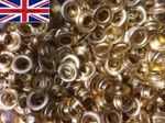 Eyelets & Rings solid brass  All Sizes Pp 18, Pp 20, Pp 22, Pp 24. Pp26