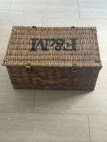 Genuine  Fortnum & Mason (F&M)  Wicker Large Picnic  Hamper Basket 52x34x24 cm