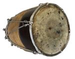 18'' 46cm Rope Bolt Tuned Professional Indian Dholak Dolak Drum DAMAGED