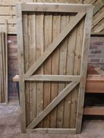 GATE SUPER HEAVY DUTY TIMBER WOODEN MADE TO MEASURE CUSTOM TREATED GARDEN GATE
