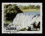 ZAMBIA QEII SG718, 1993 200k Chishimba falls, FINE USED.