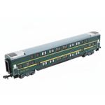 SYZ25K Double Decker Carriage Model Great Gift 1:75 Scale Train Carriage