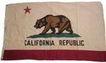 3X5 100% Cotton California Republic State Flag Bear Vintage Style Made in USA